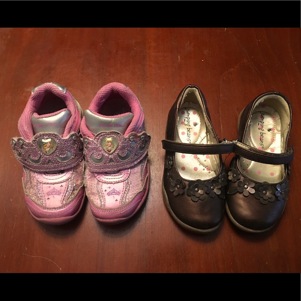 Little girl sneakers and shoes. Size 8